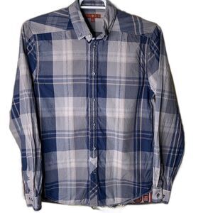 7 For All Mankind Western Plaid Shirt Size M